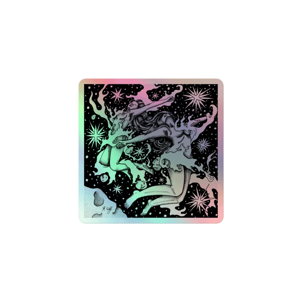 Gemini Zodiac, Holographic Sticker Sheet product image (1)