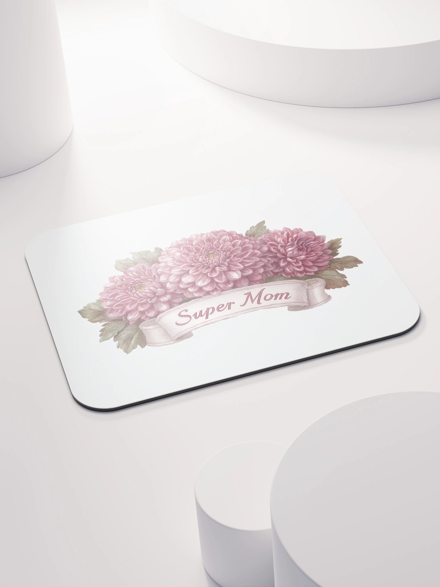 Super Mom Dahlia Bloom Mouse Pad product image (4)