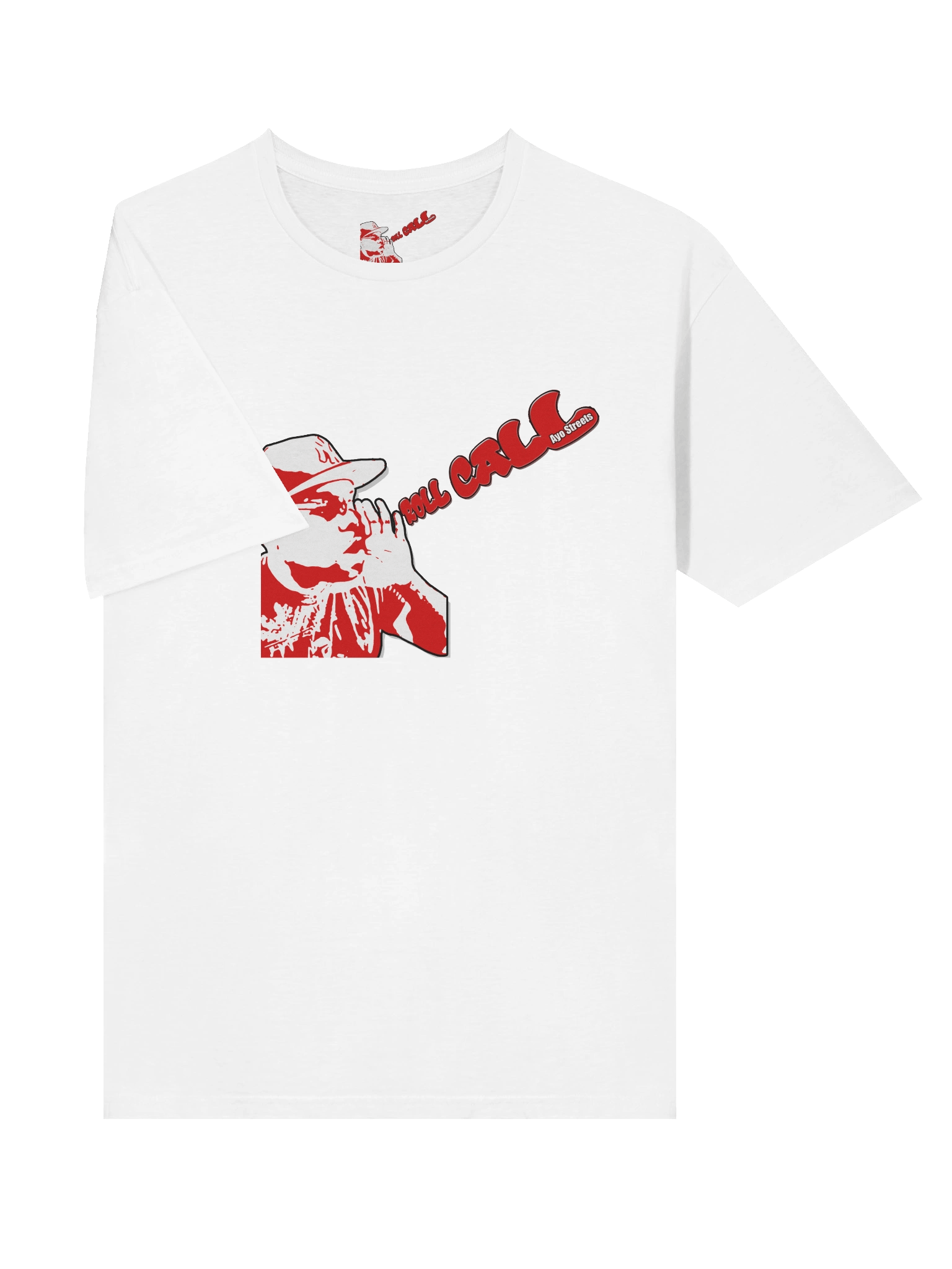 Roll Call White & Red T-Shirt product image (5)