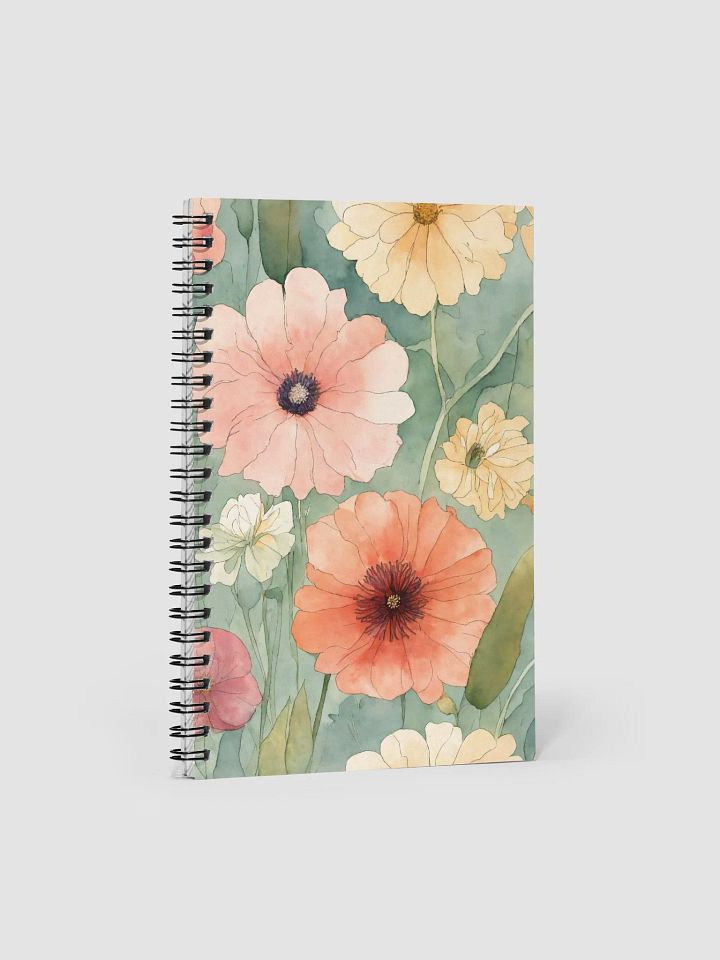 Pastel Flowers Notebook product image (1)