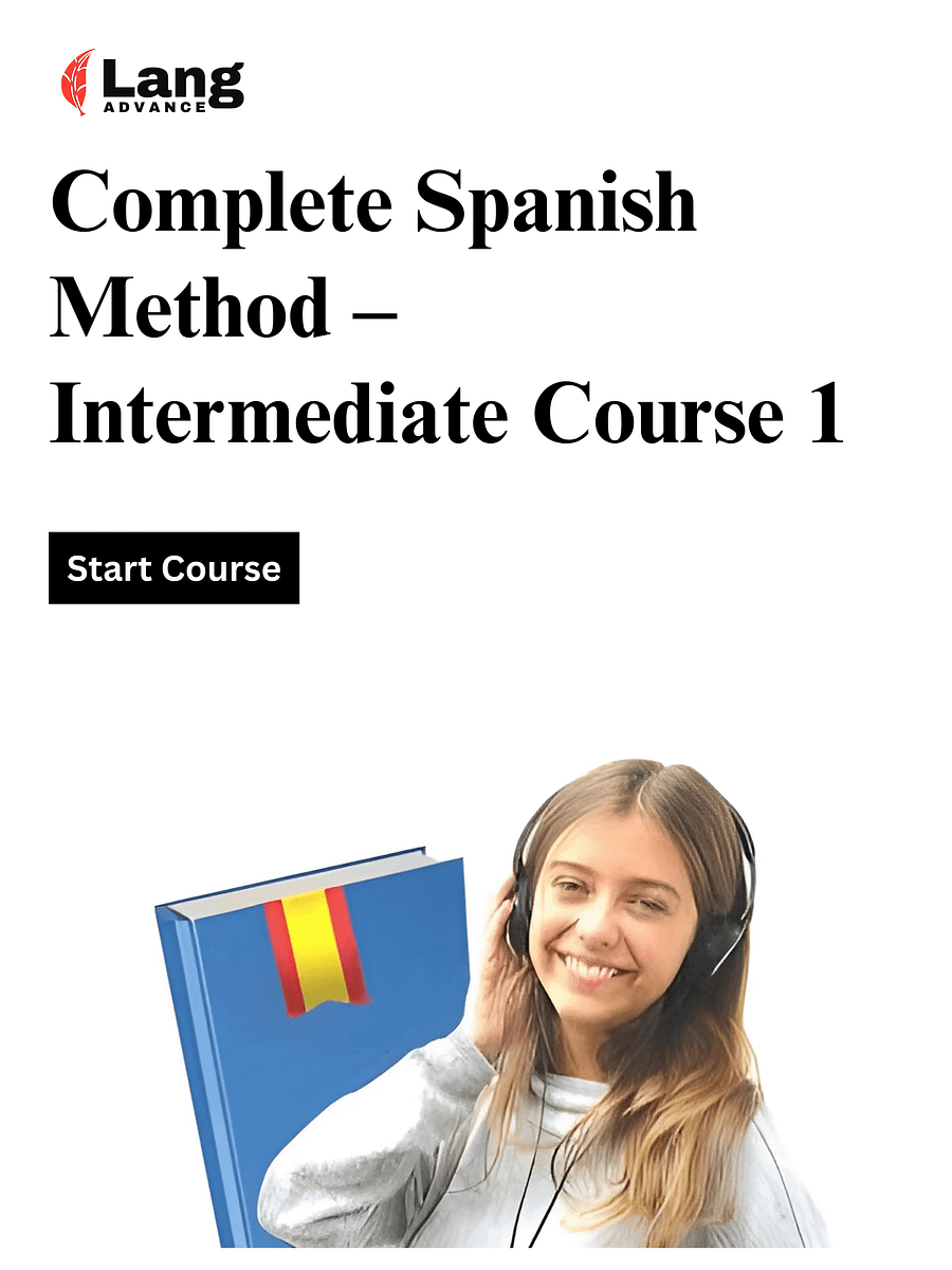 The Complete Spanish Method. Intermediate. Course 1. product image (1)