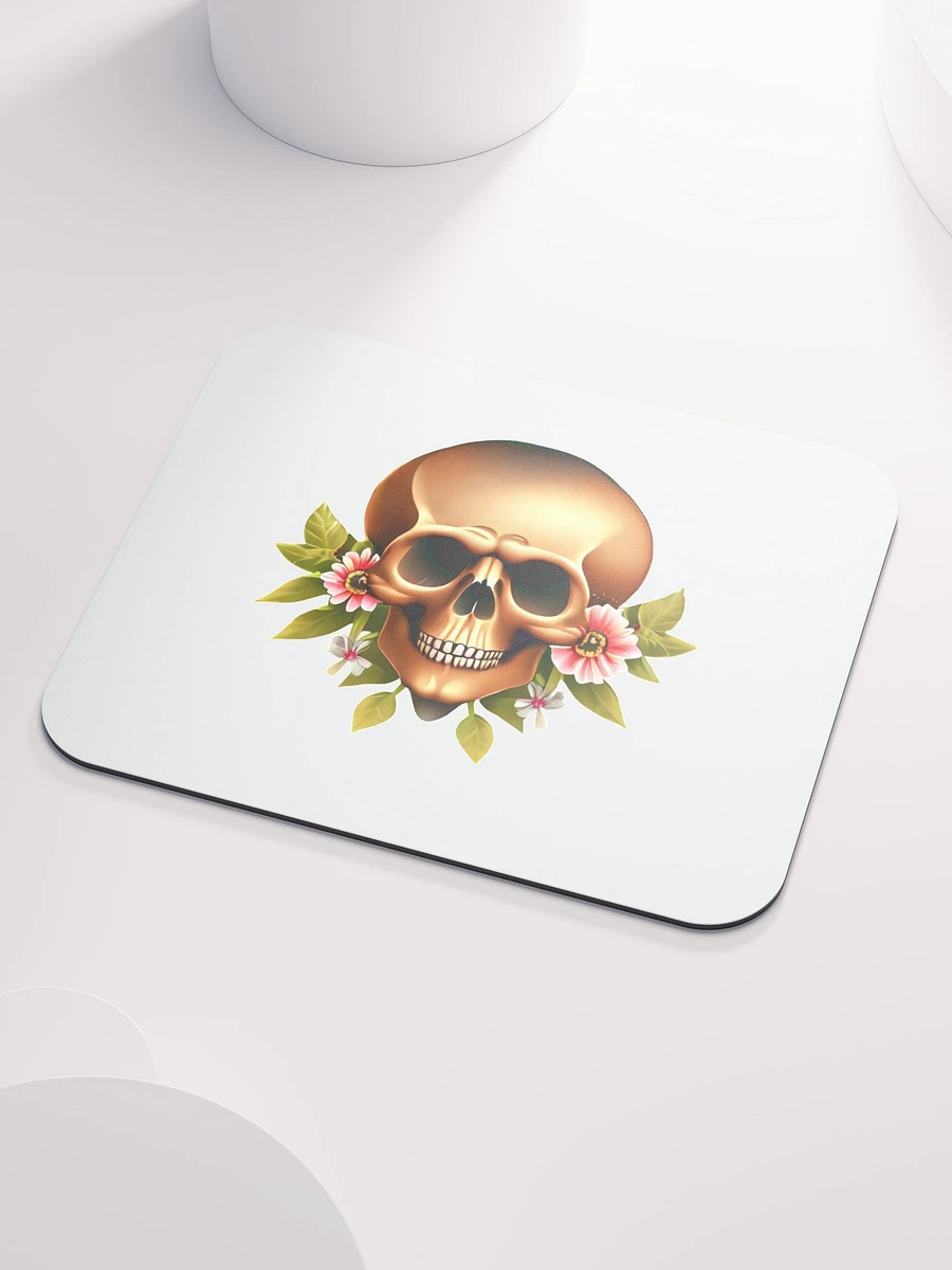 Skull with Nice Flowers Skull, skulls, skull art design, skeleton, skull and bones, scary, skull tattoo, artistic skull, human skull, dark skull, bones, Halloween, flowers product image (3)