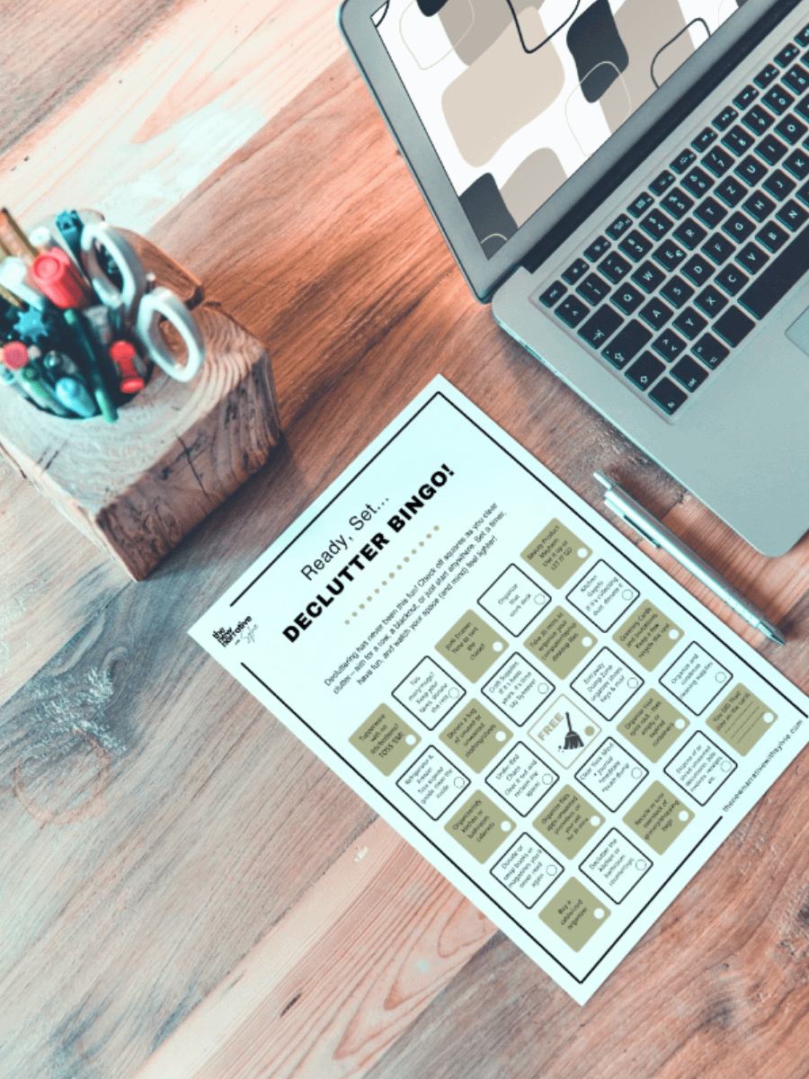 Printable Decluttering BINGO Card product image (5)