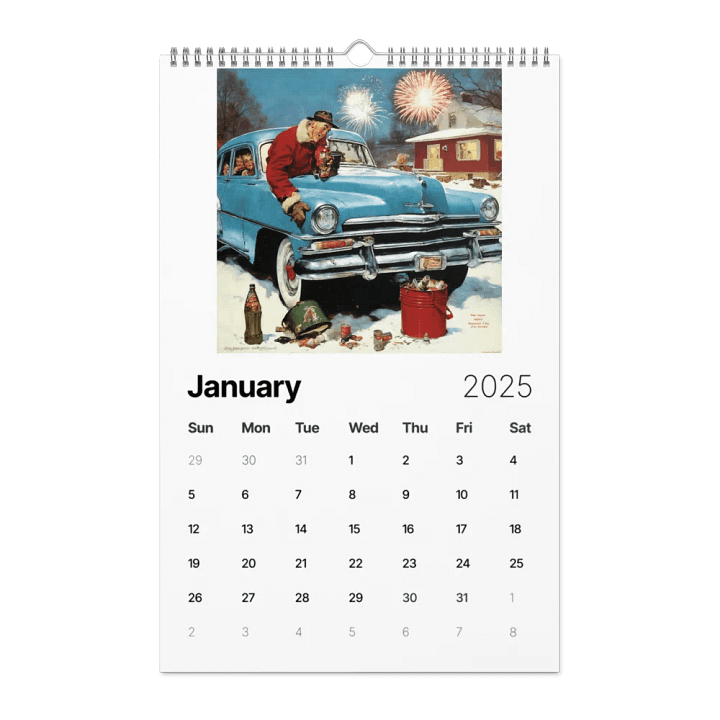 12 Great American Holidays - Wall Calendar for 2025 product image (2)