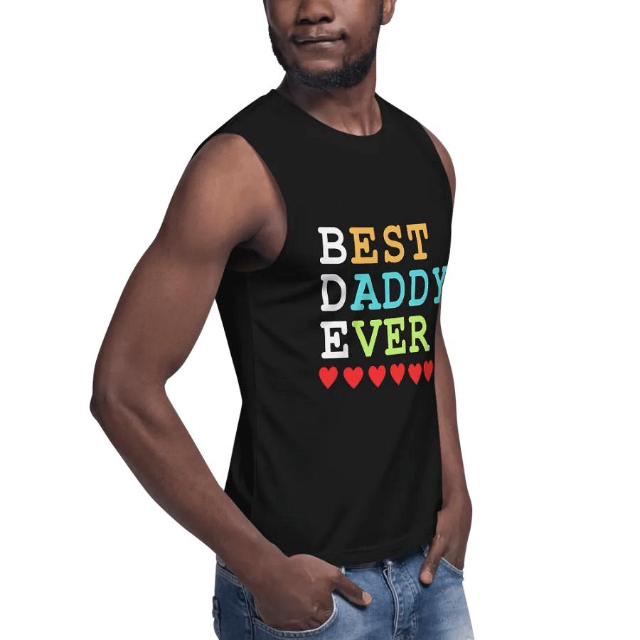 Best Daddy Ever Bella+Canvas Muscle Tank product image (3)
