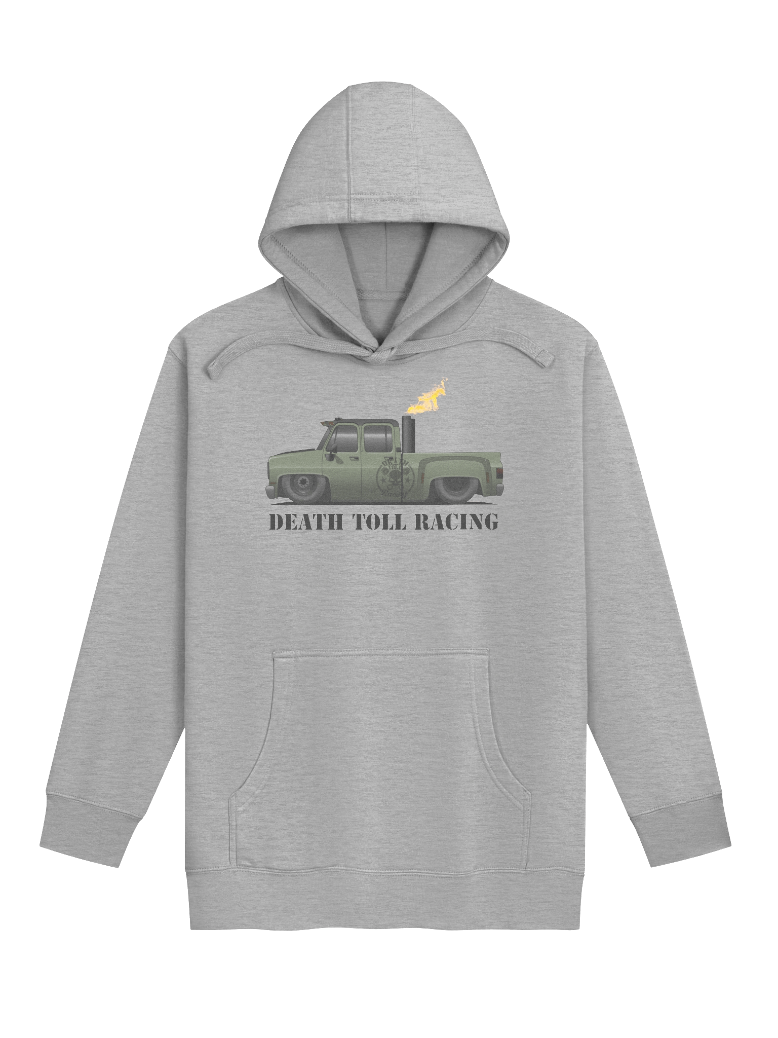 Flaming Square Body Hoodie product image (2)