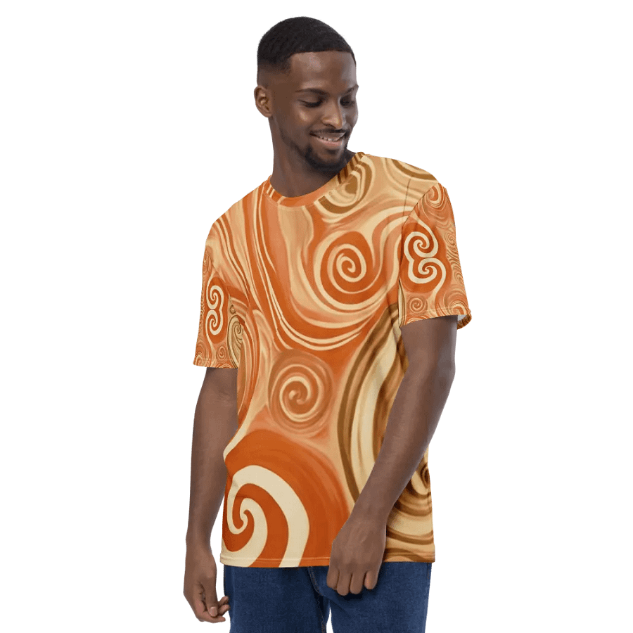 Funky Latte Liquid Tie-Dye Men's T-shirt product image (3)