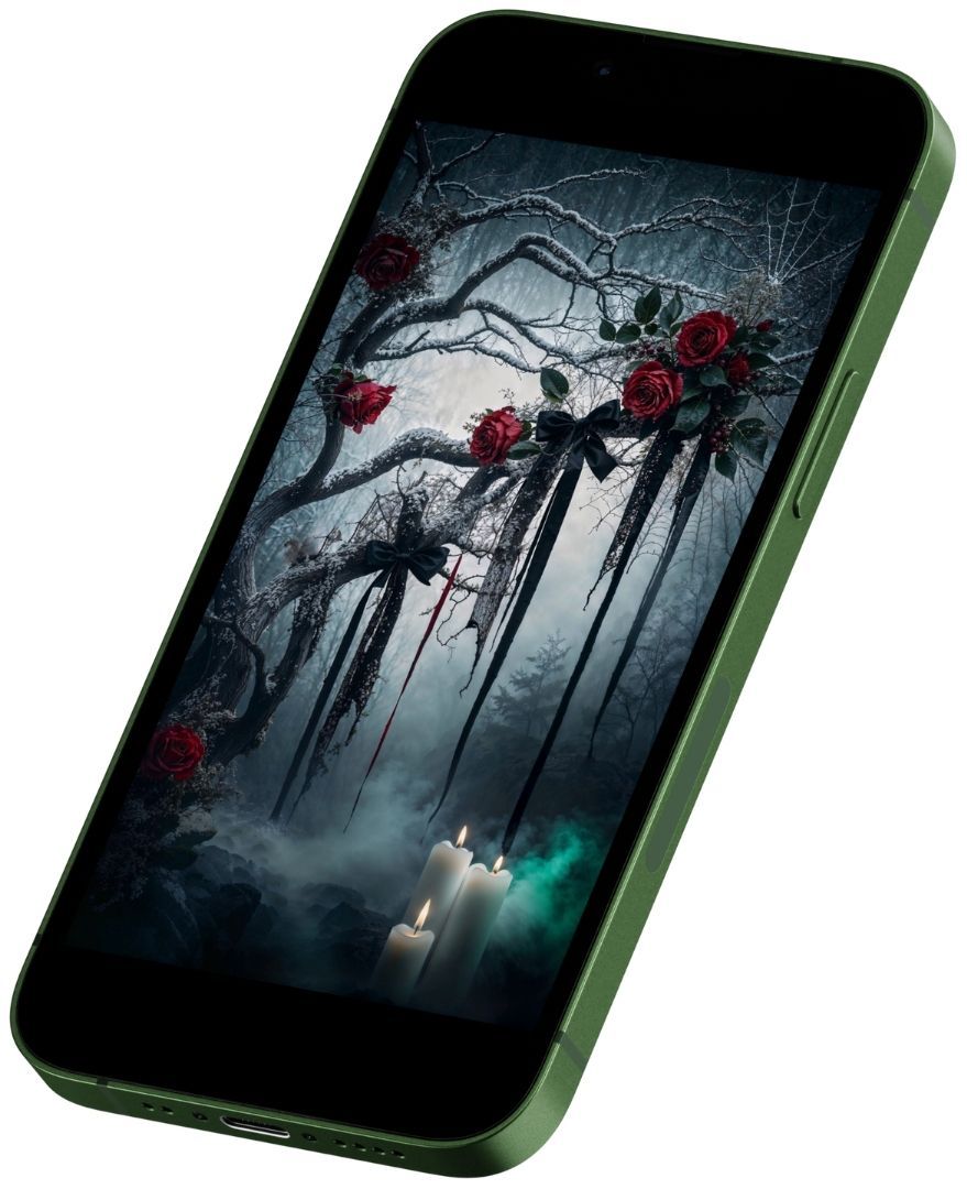 Frozen Elegance Phone Wallpaper product image (2)