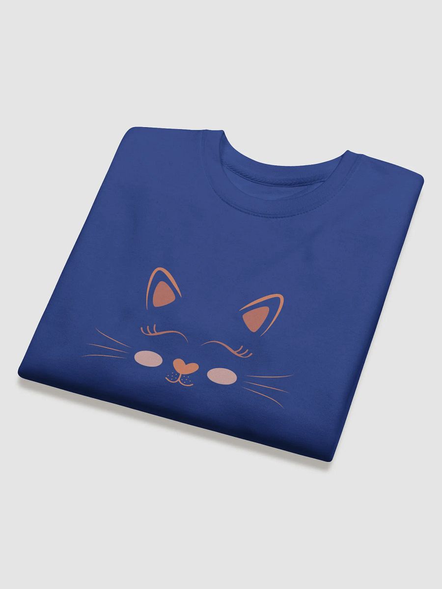 Adorable Cat Design Cotton Heritage Premium Sweatshirt product image (32)