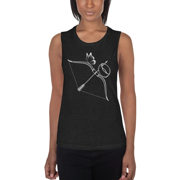 Bow, Arrow, Cuff & Butterfly Flowy Muscle Tank product image (1)