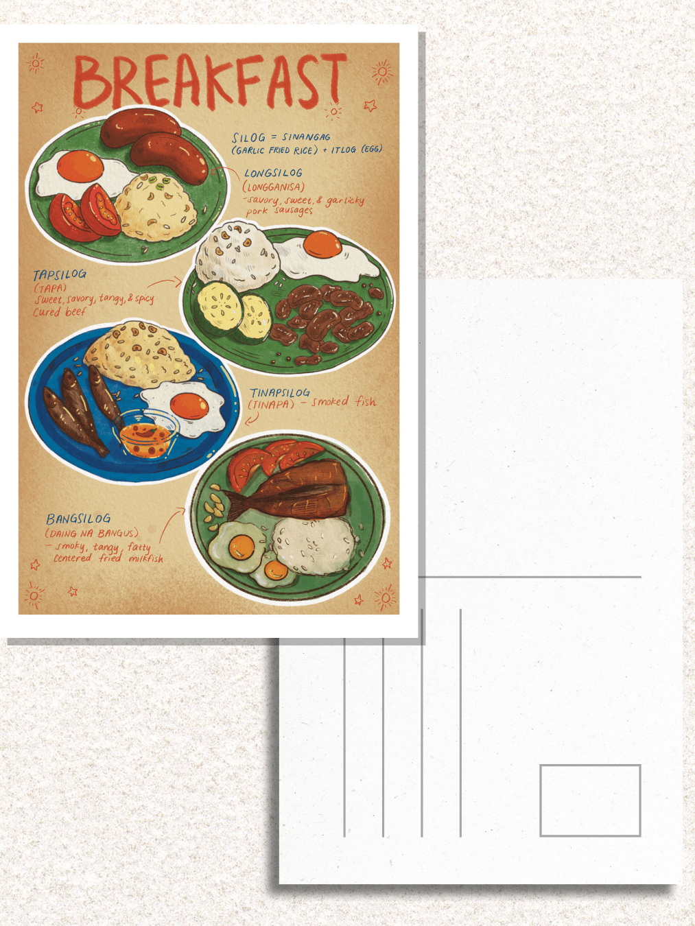 Savory Breakfast (Silog) Postcard product image (1)
