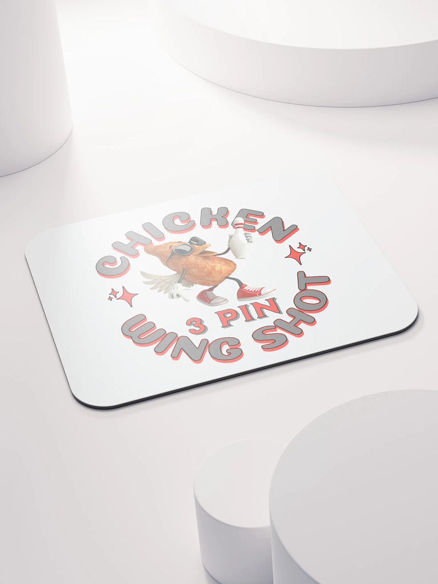 Chicken Wing Shot 3 Pin Bowling Mouse Pad product image (4)