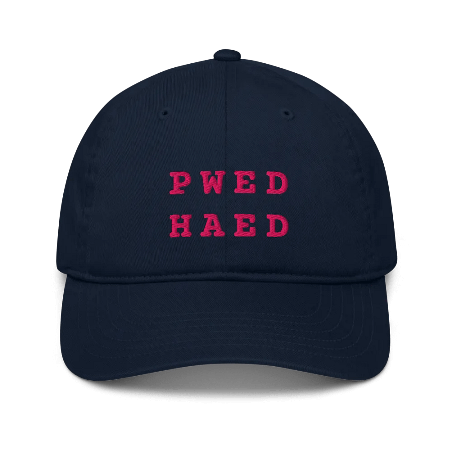BED HEAD in steno - Organic Cotton Dad Cap (Pink) product image (19)