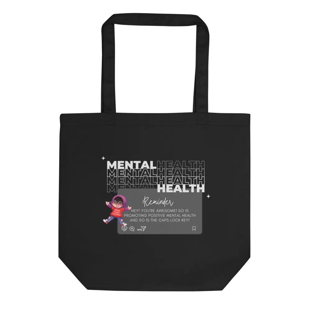 Mental Health Awareness Tote - Dark product image (3)