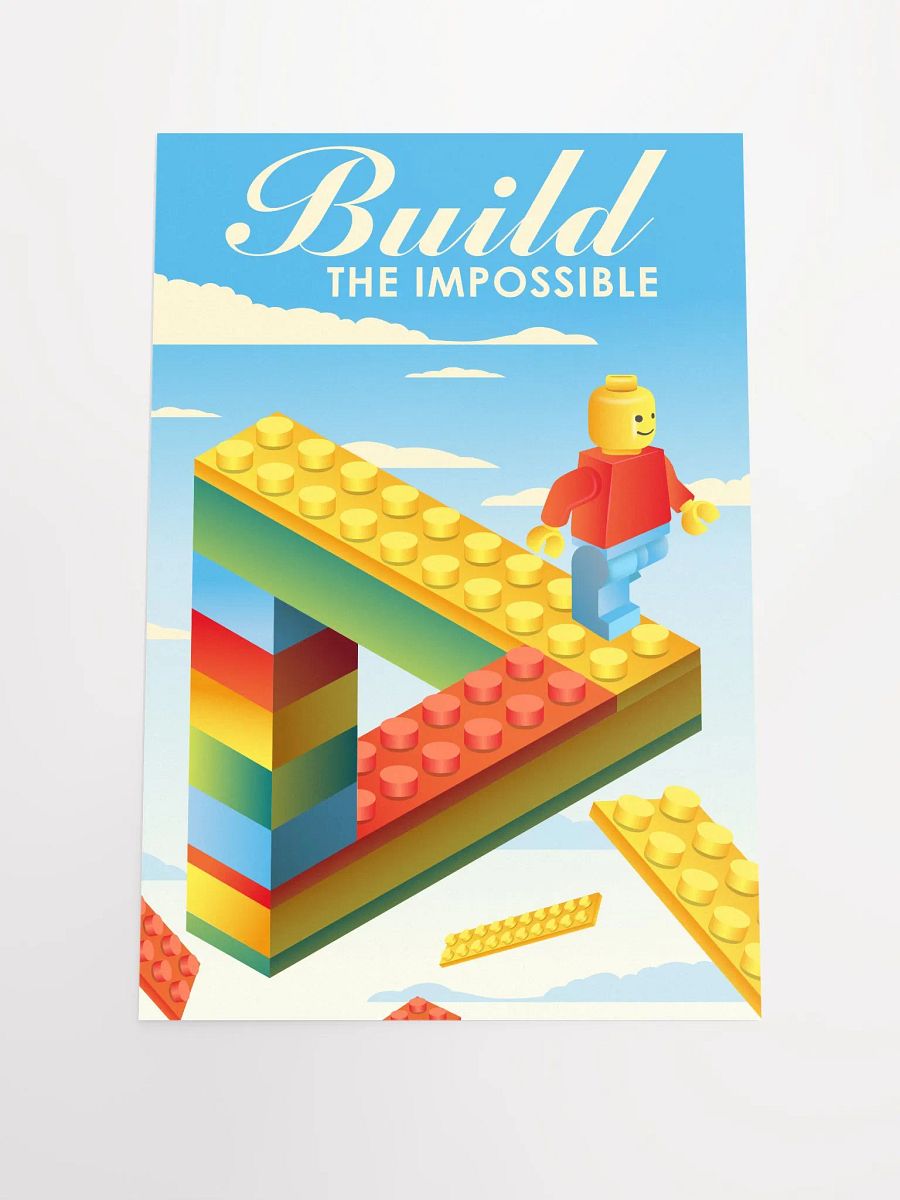 Build The Impossible Triangle | Limited Edition Poster product image (2)