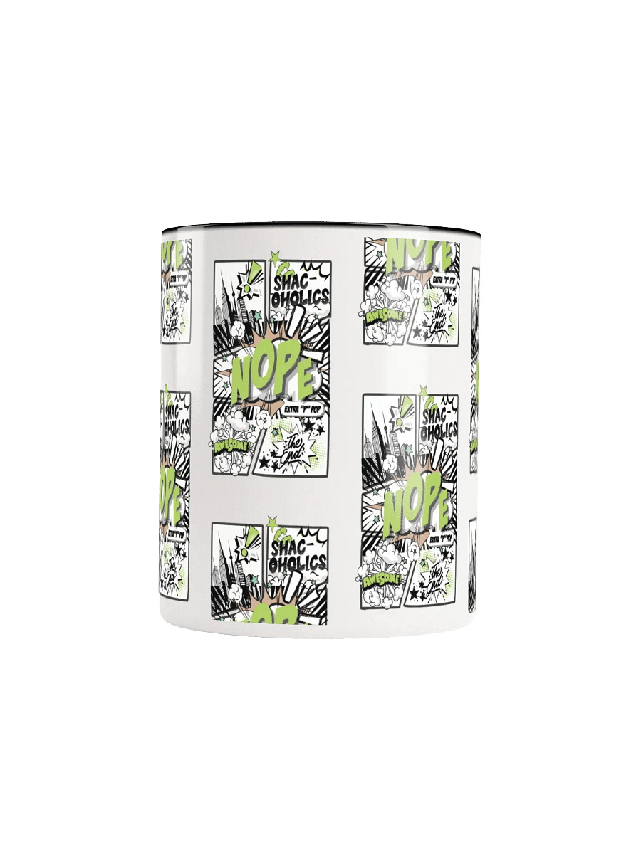 Shac-oholics Comic Blast Mug - Green 