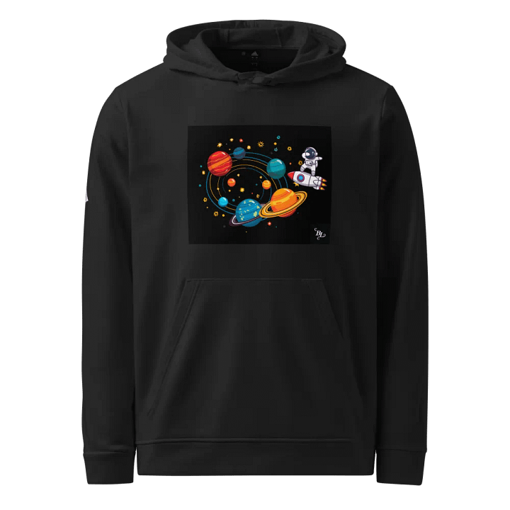 BL x Adidas Astronaut Rocket Solar System Fleece Hoodie product image (2)