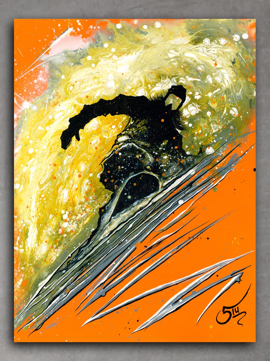 Wraith Exits the Flame - Original Painting product image (1)