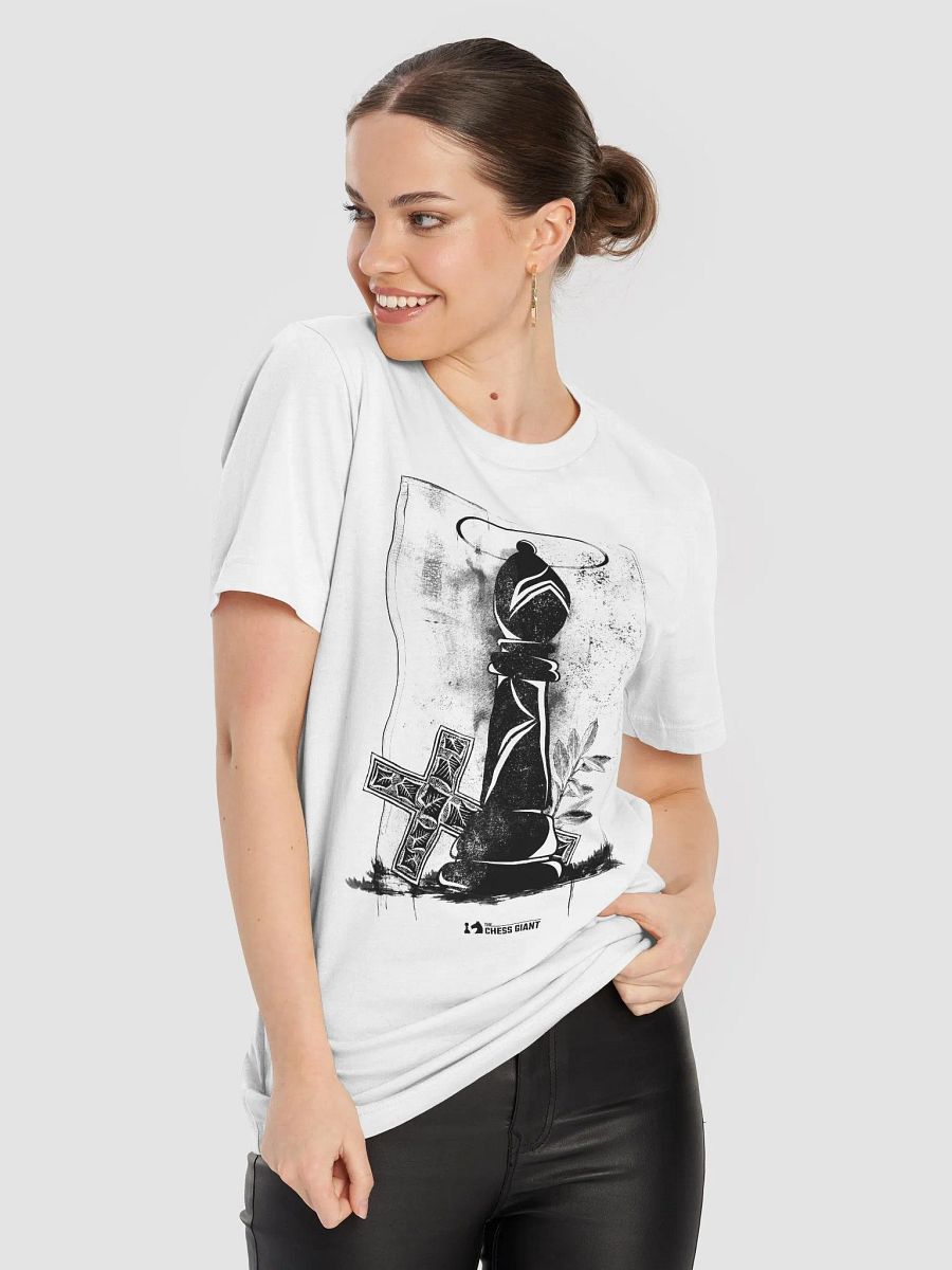 Grunge Chess: Bishop and Cross unisex t-shirt product image (8)