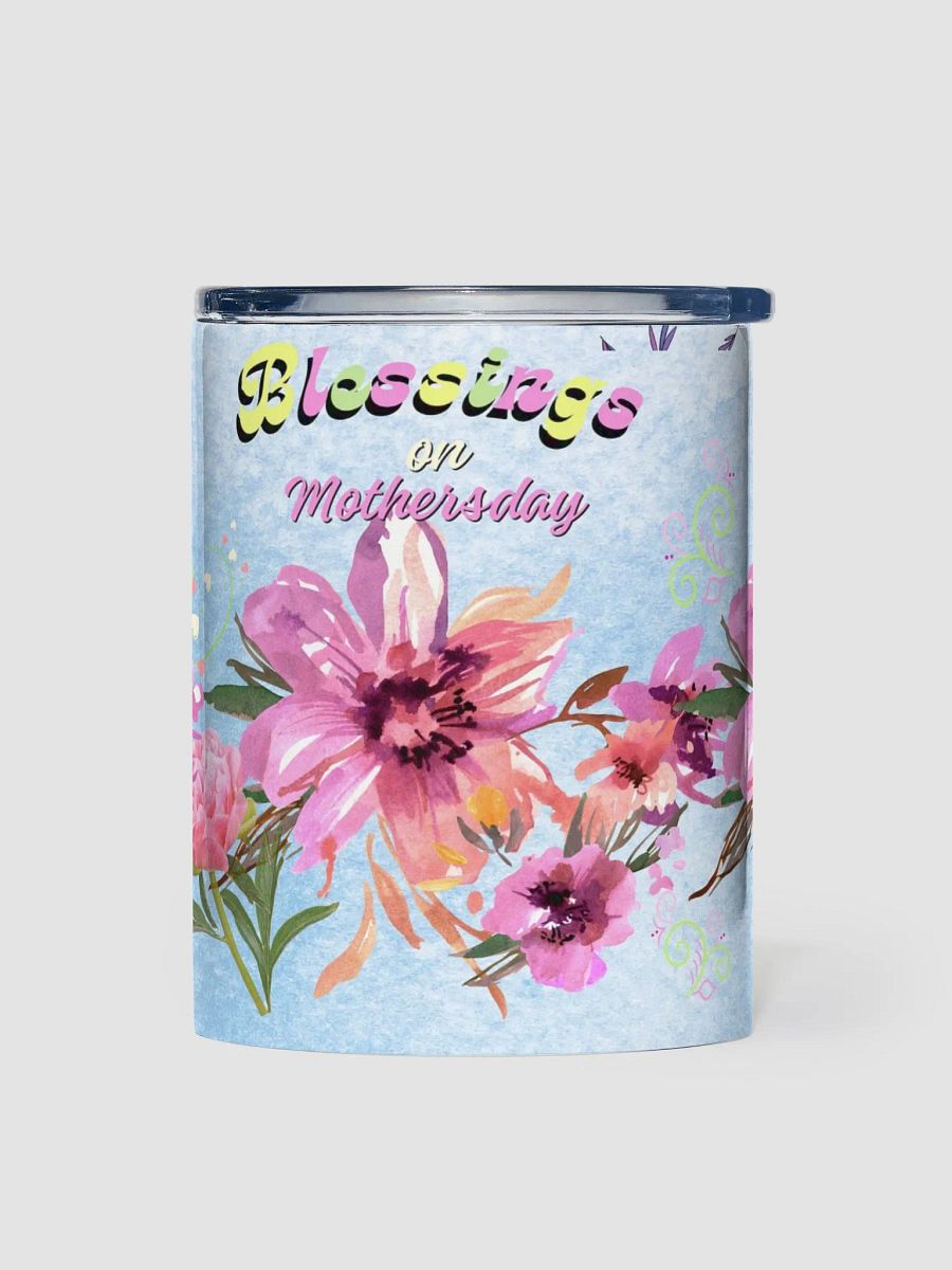 Mother's Day Blooms 10oz Stainless Steel Tumbler for mothers daughters friends young moms mothersday gifts product image (1)