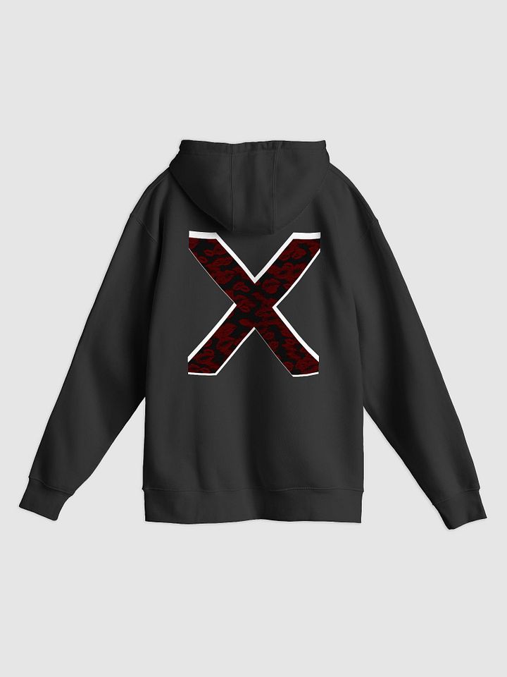 Black X Subtle Red Lipstick Kisses Hoodie product image (14)