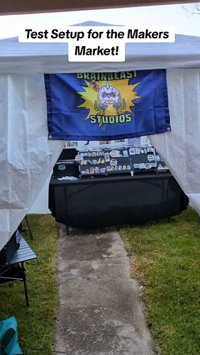 Alrighty I'm almost ready!
today I spent most of the day running a test setup with my new gazebo and working out a display fo...