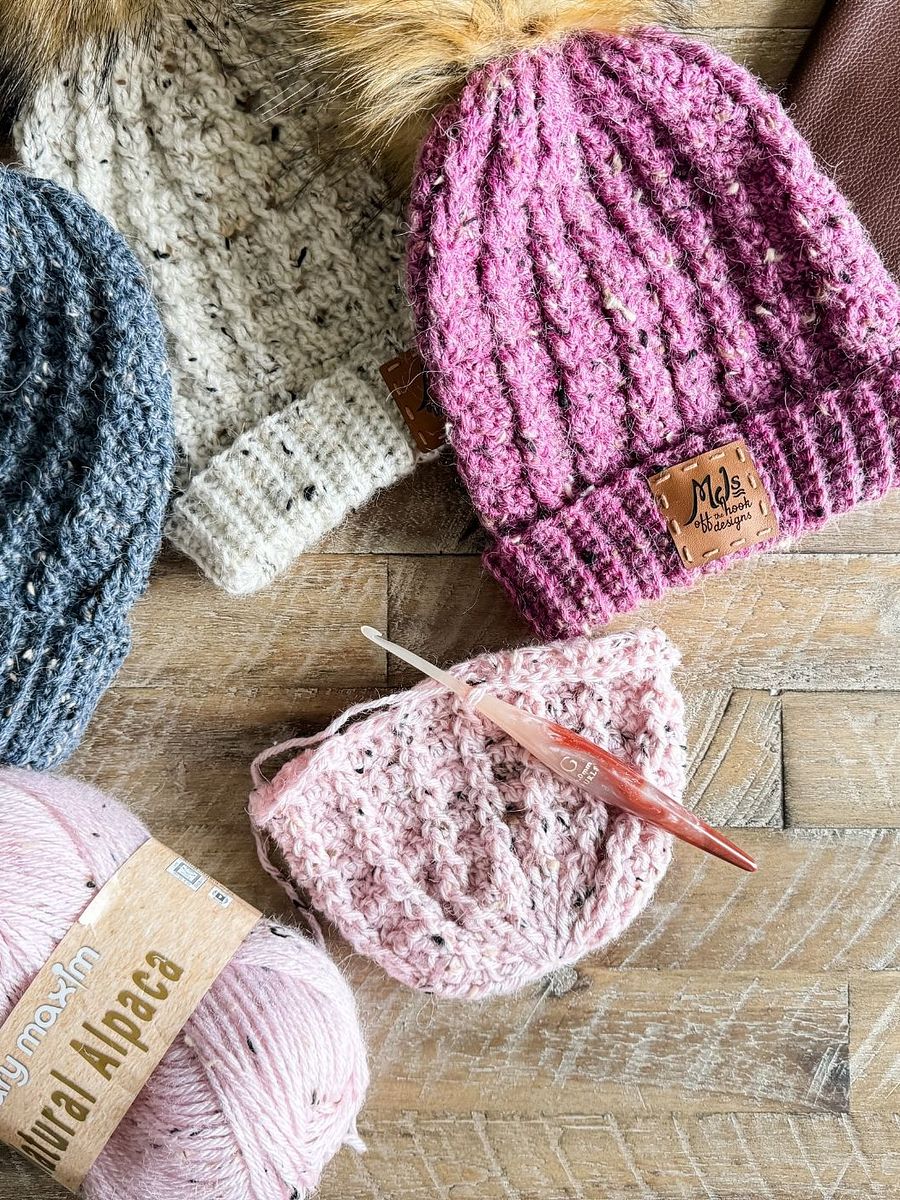 Winter Wonder Cable Hat Crochet Pattern product image (8)