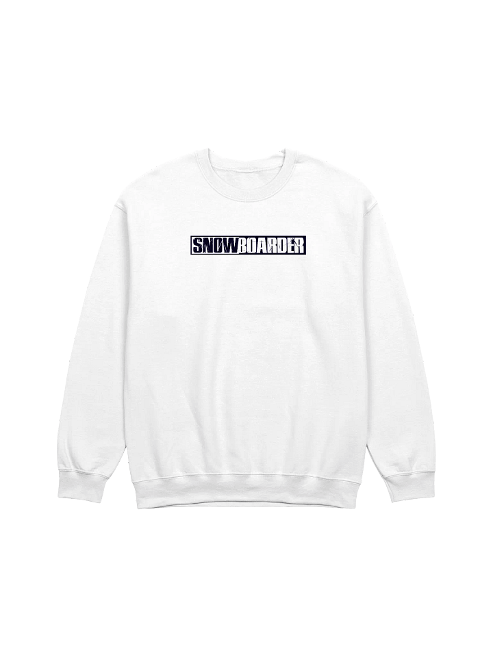 Snowboarder Lockup Logo | Crewneck Sweatshirt (Light) product image (2)