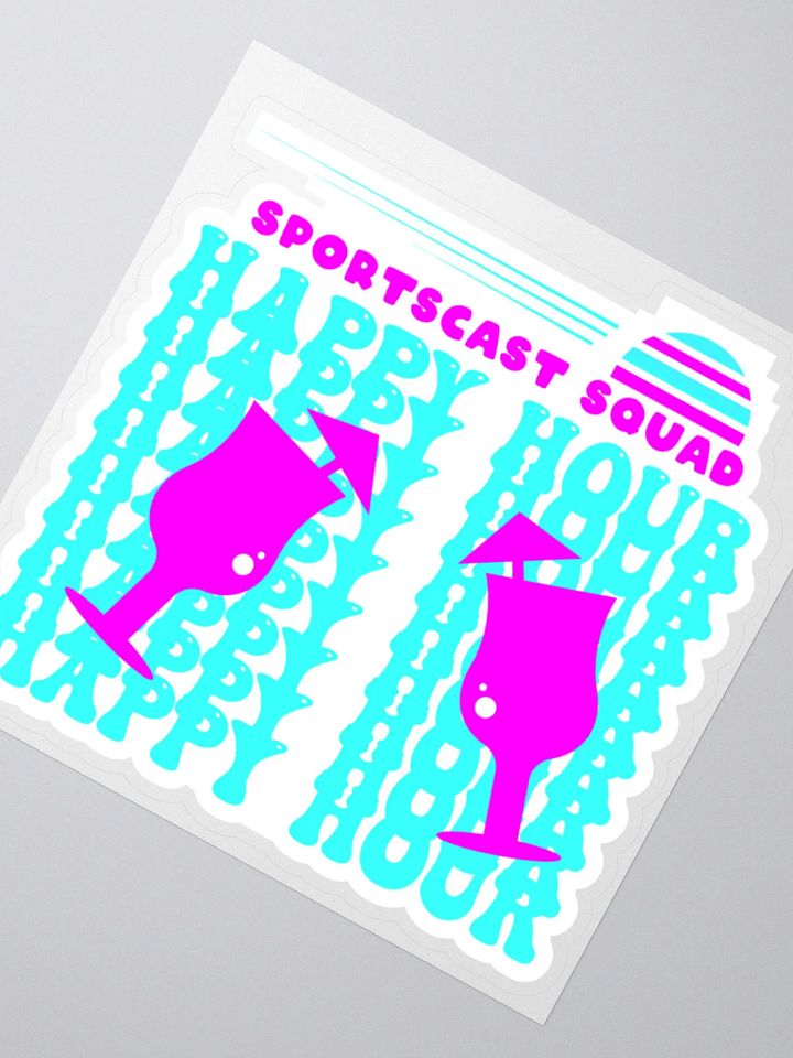HAPPY HOUR COCKY STICKER product image (2)