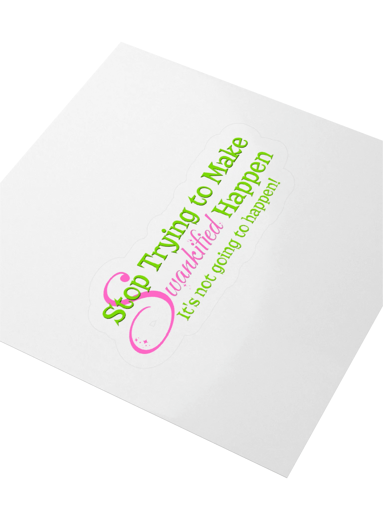 Swankified Stickers – Kiss-Cut Vinyl Wicked x Mean Girls Meme Decals product image (3)