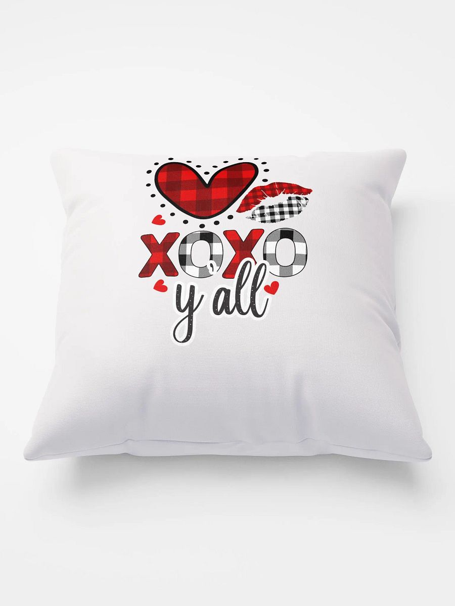 Plaid Love All-Over Pillow product image (2)