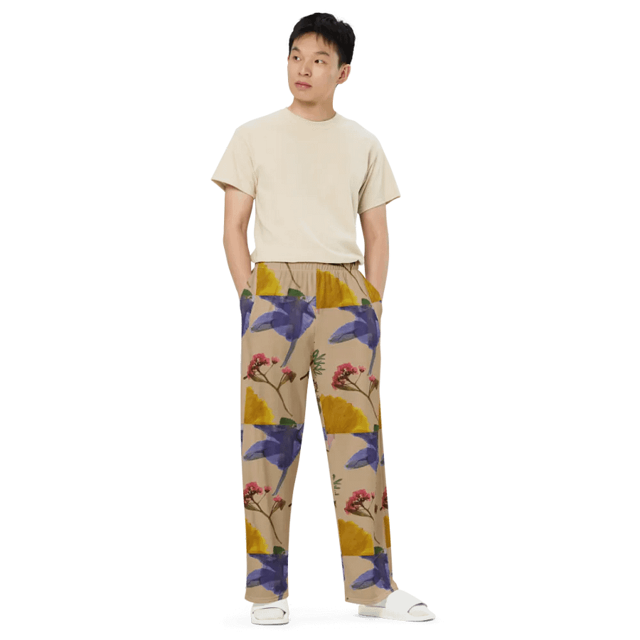 Uni-sex wide leg trendy pants product image (6)
