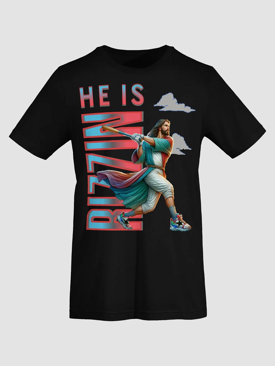 He Is Rizzin Baseball Robes Tee product image (4)
