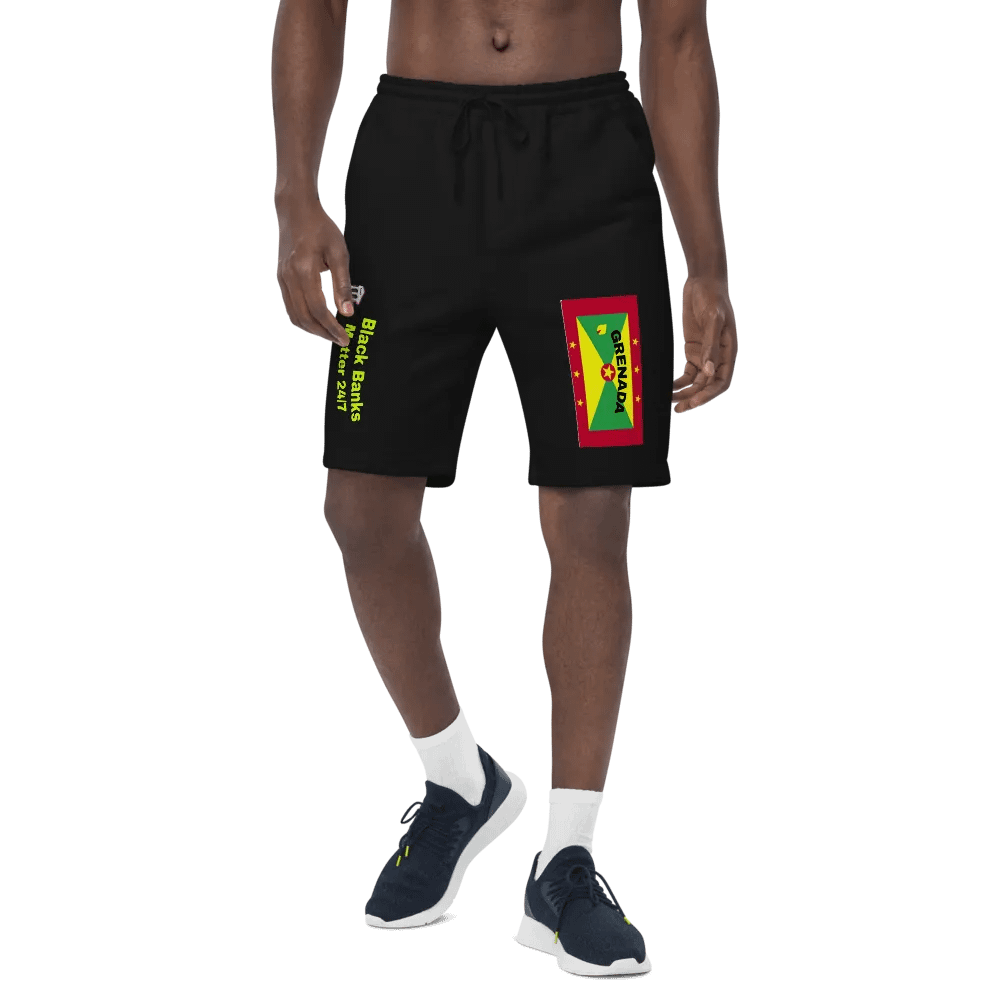 Grenada Flag Inspired Fleece Shorts product image (5)