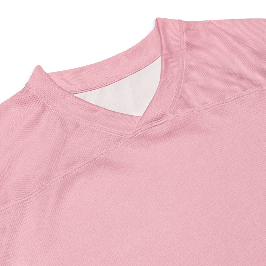 Plain Color Pink Hockey Fan Jersey product image (3)