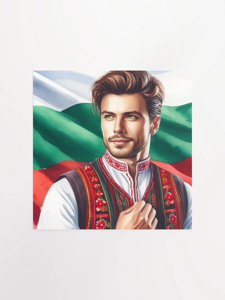 Man in Folk Costume Poster product image (1)