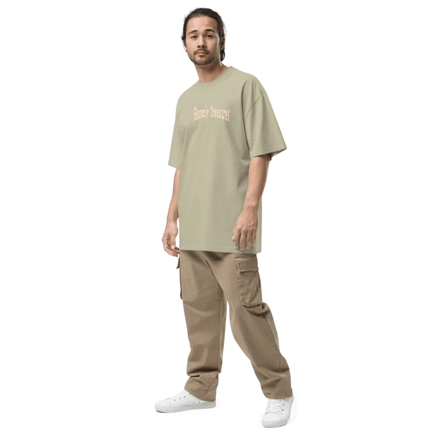 My treasures are laid up in heaven oversize T-shirt product image (7)