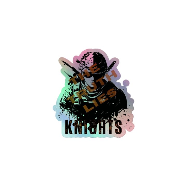 Truth Lies Knights Holographic Sticker Set product image (1)