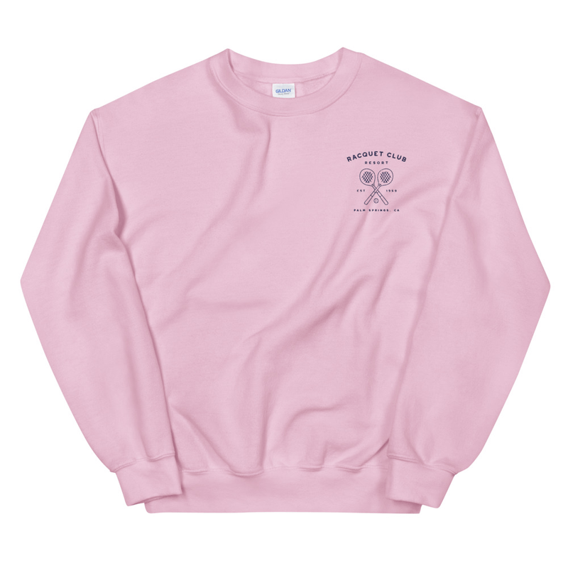 Racquet Club Resort - Pink Embroidered Crewneck product image (4)