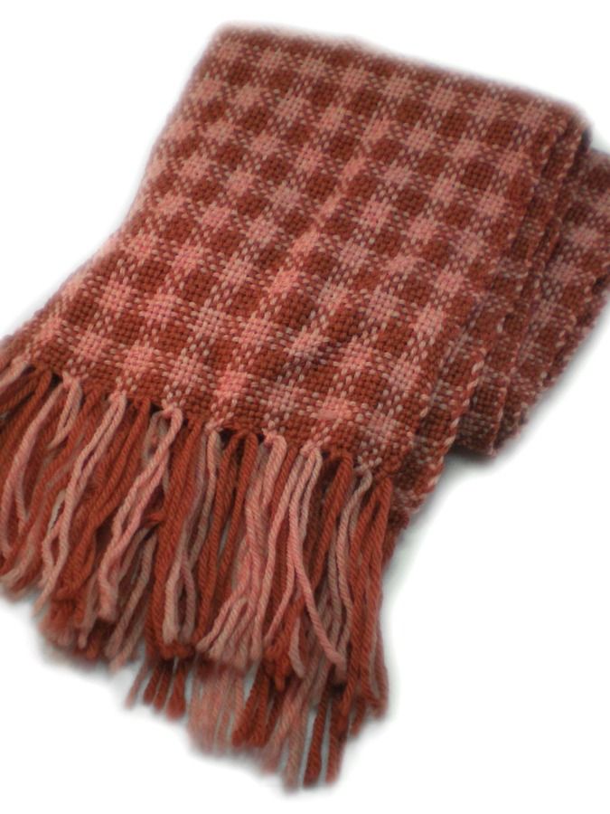 Blossom Checkerboard Handwoven Scarf product image (2)