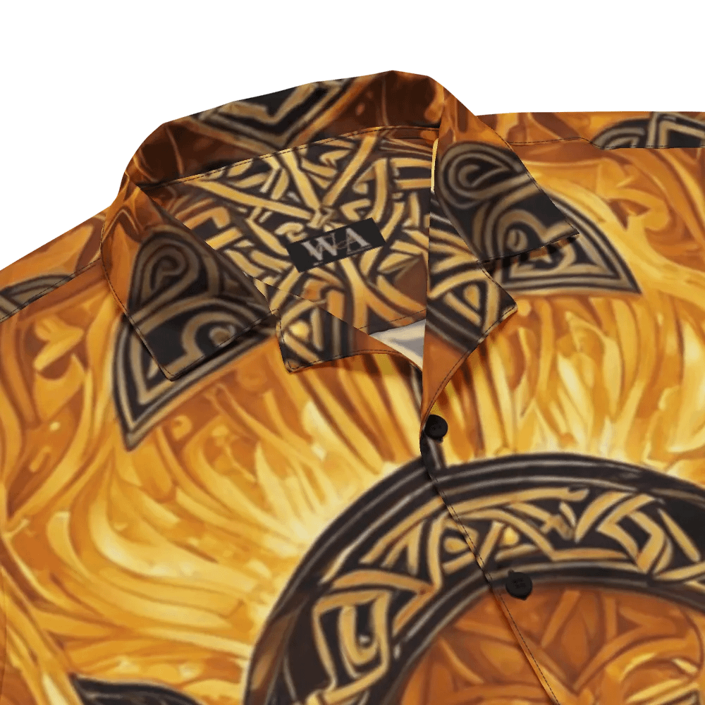 Fiery Symbology Hawaiian Shirt product image (3)