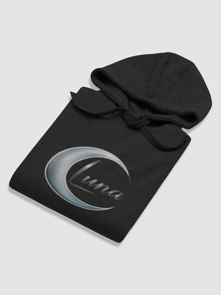 Lustrous Luna Unisex Hoodie - Metallic Crescent Moon - TDSMusic product image (6)