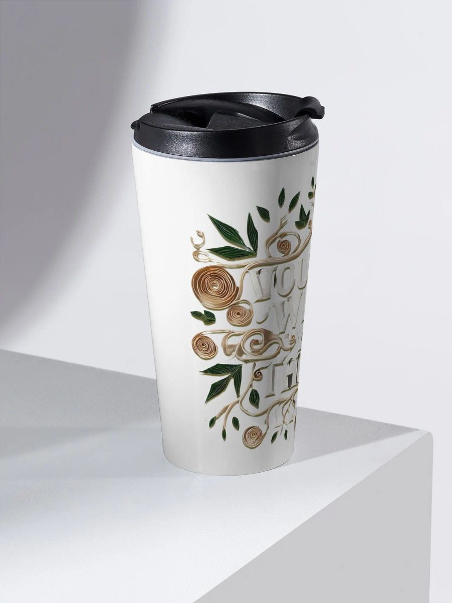 Organic Thoughts Stainless Steel Travel Mug product image (2)