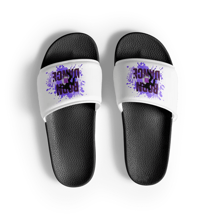 Born to Dance His Silhouette Men's Slides product image (2)