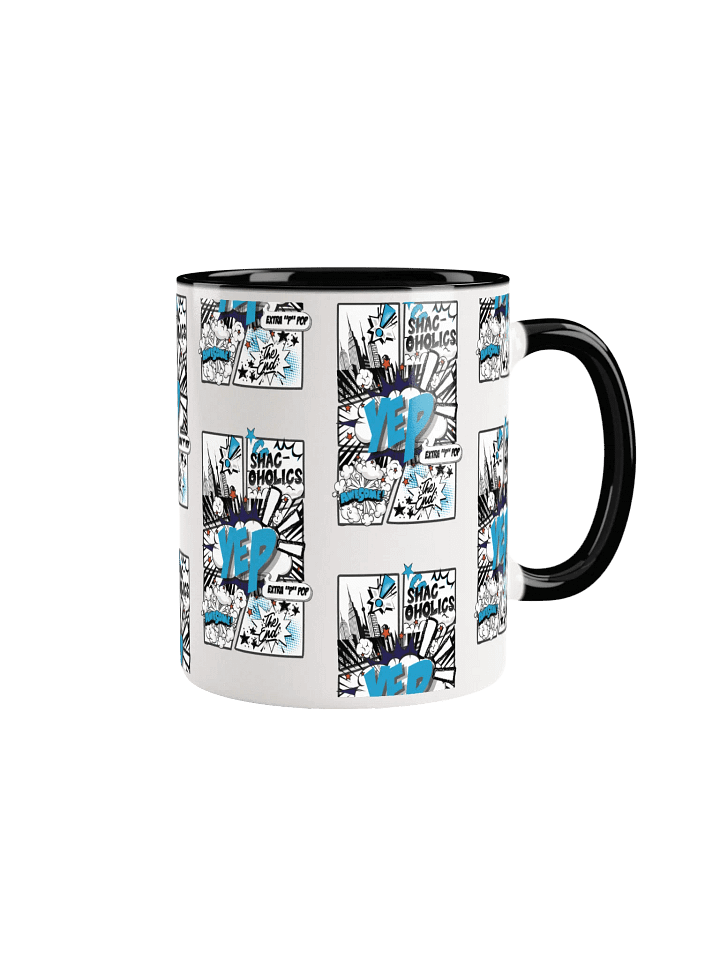 Shac-oholics Comic Blast Mug - Blue 