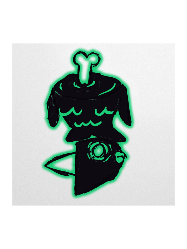Anxiety Fish – “Where’s My Head?” Sticker product image (1)