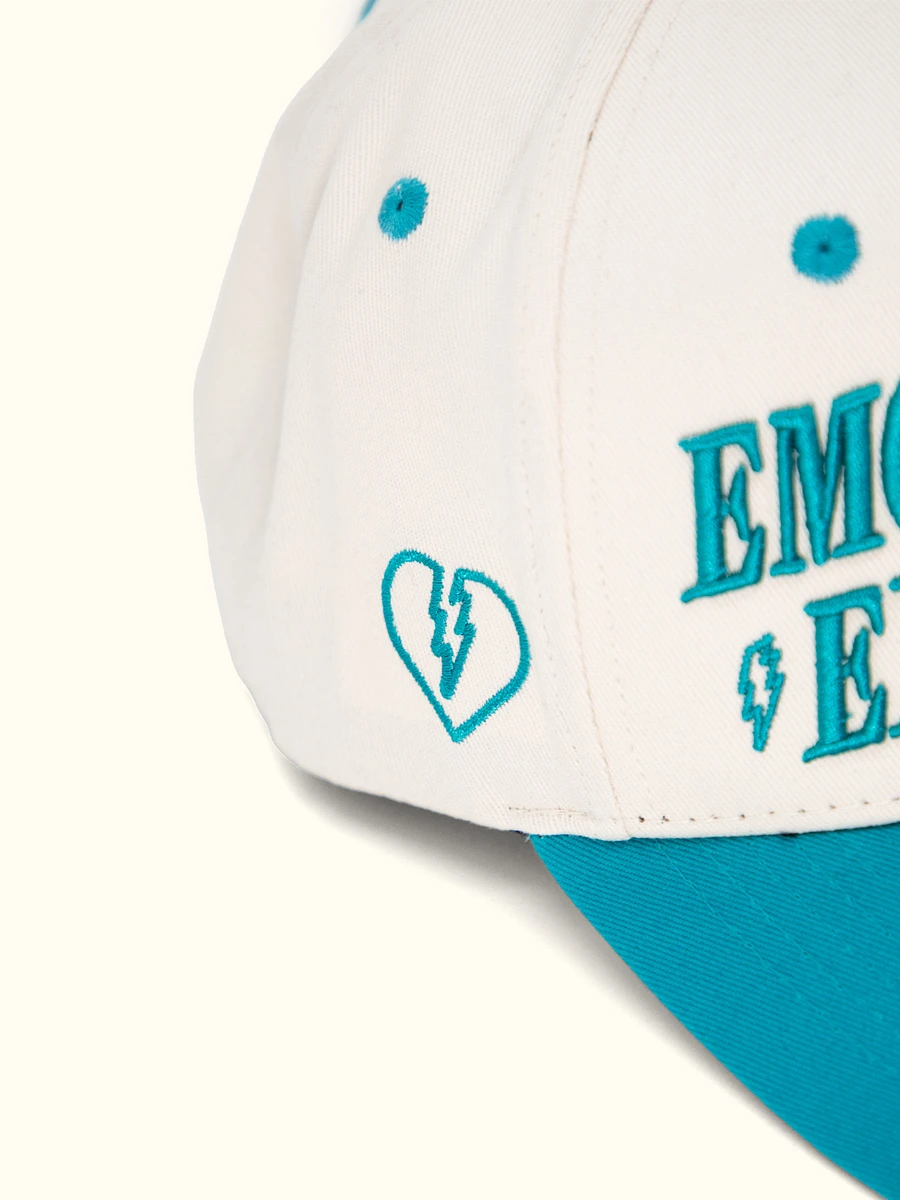 Emotionally Exhausted A-Frame Snapback - Teal product image (3)