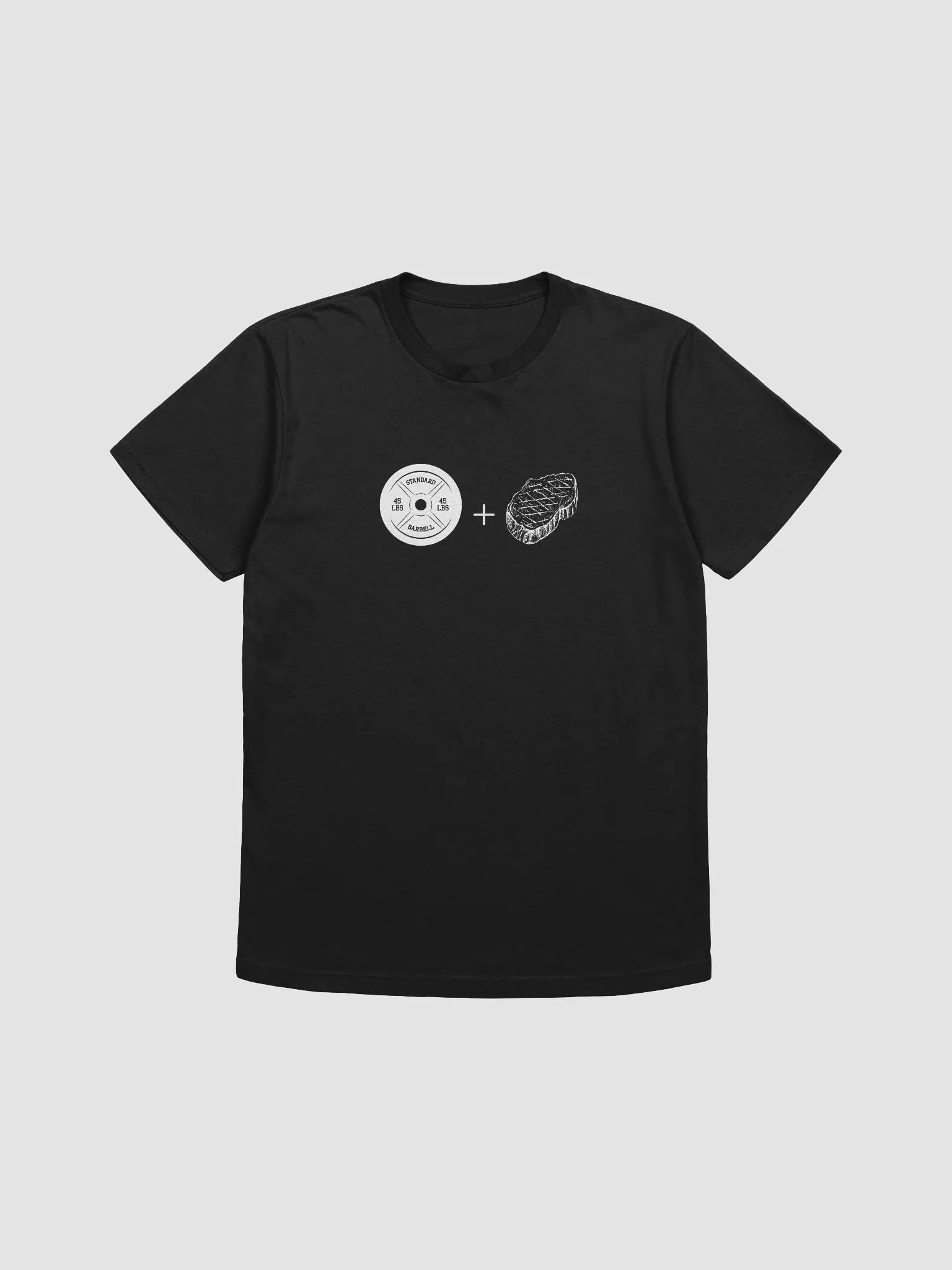 Weights + Steak Icon Shirt product image (2)