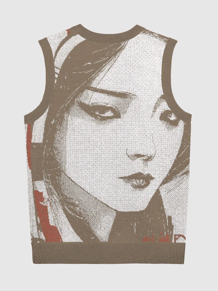 Geisha-Inspired II Serenity Jacquard V-Neck Vest product image (2)