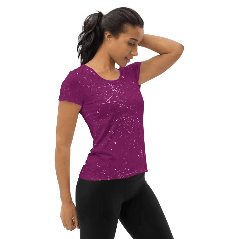 All-Over Print Women's Athletic T-Shirt product image (4)